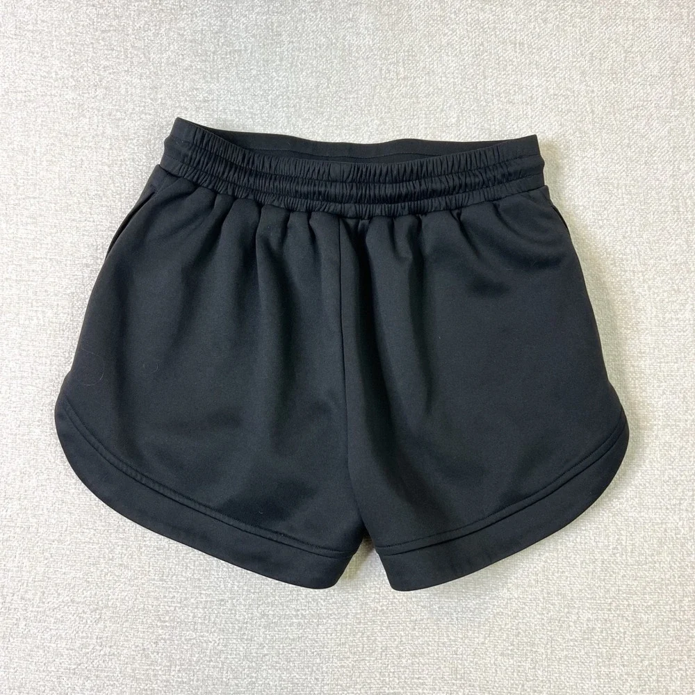 Halara Black Athletic Shorts Drawstring Stretch Running Activewear Womens Size L